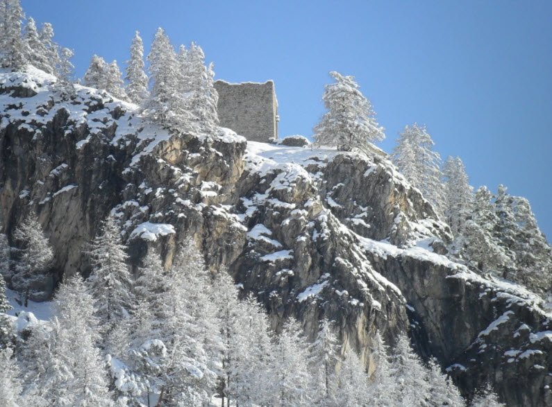 Ruina Da Guardaval, Madulain, Switzerland, Switzerland